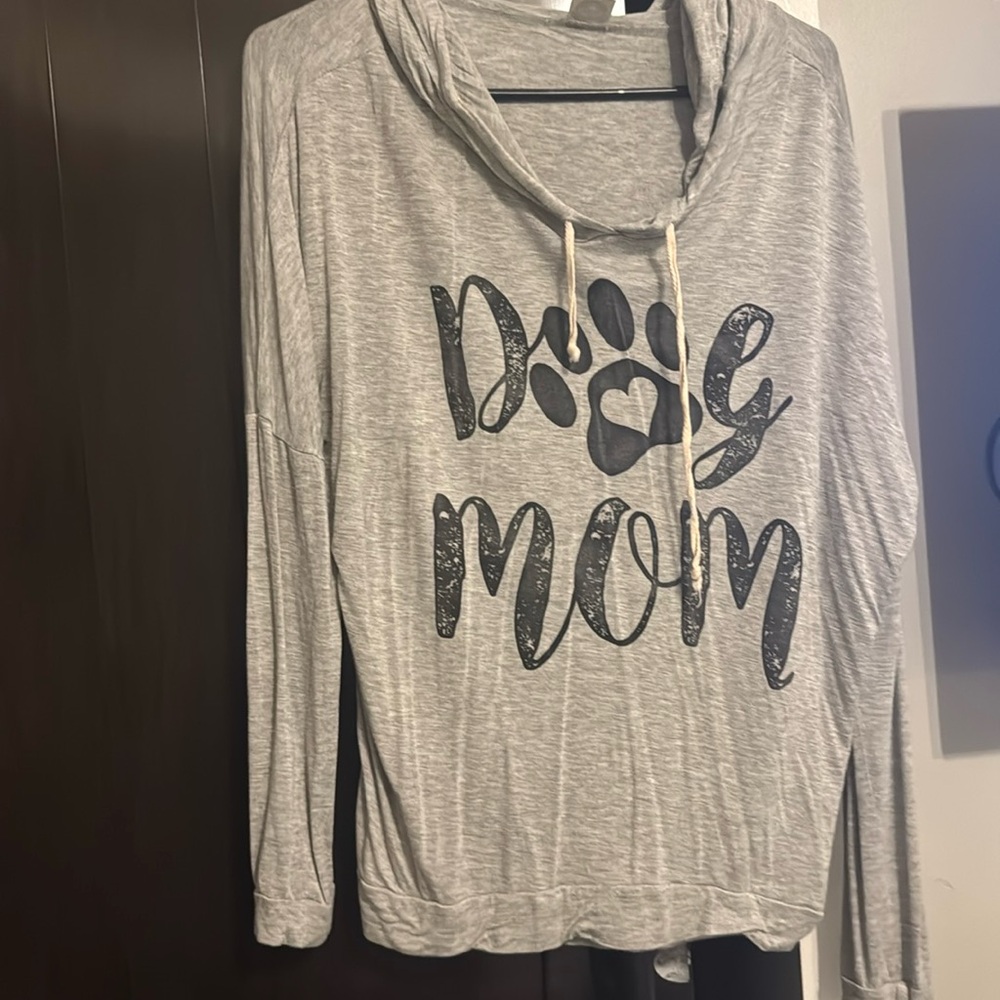 Dog mom long sleeved shirt